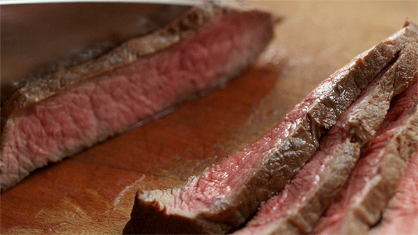 Krájanie steaku